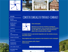 Tablet Screenshot of comite-de-jumelage-de-pontault-combault.org